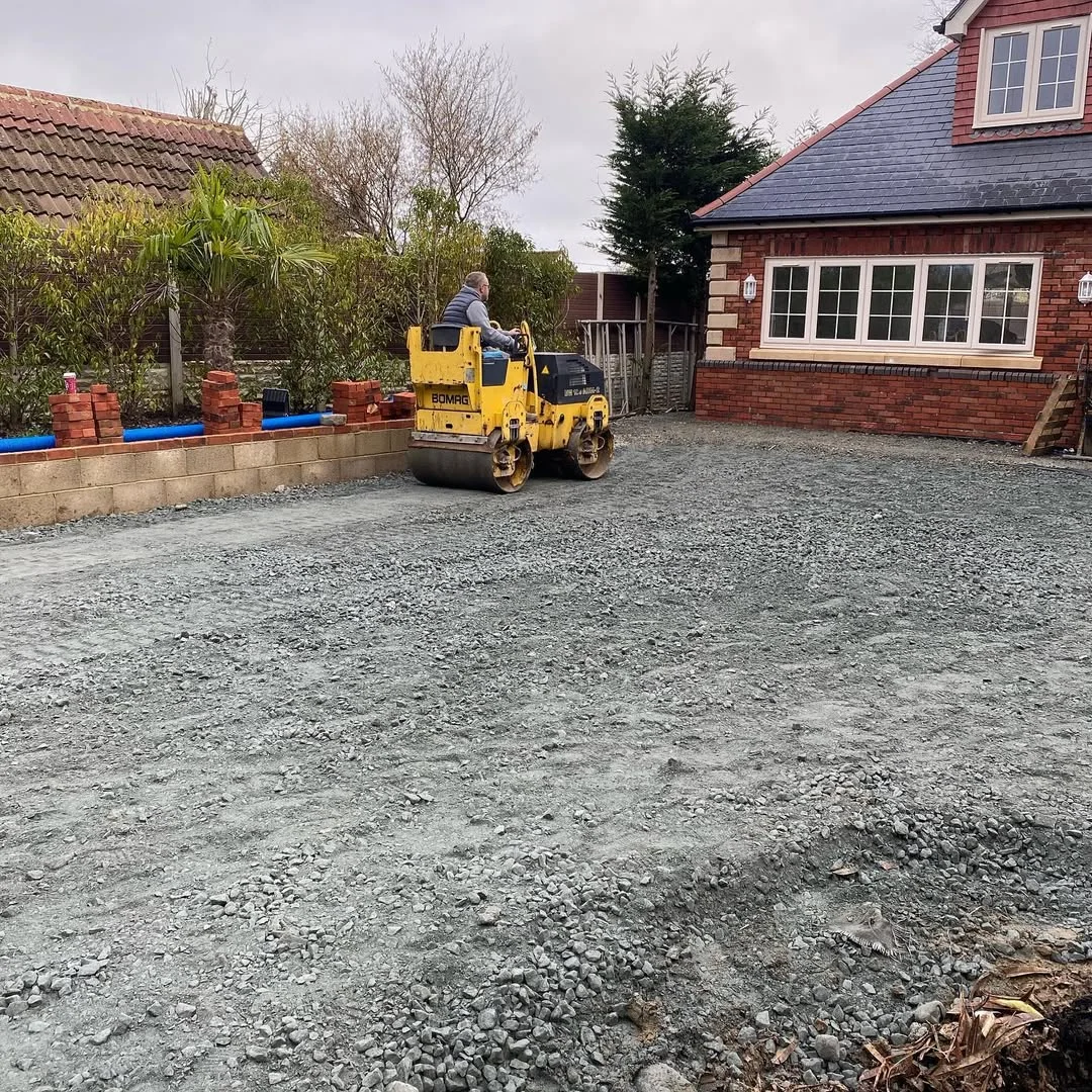 Sub-base preparation before paving